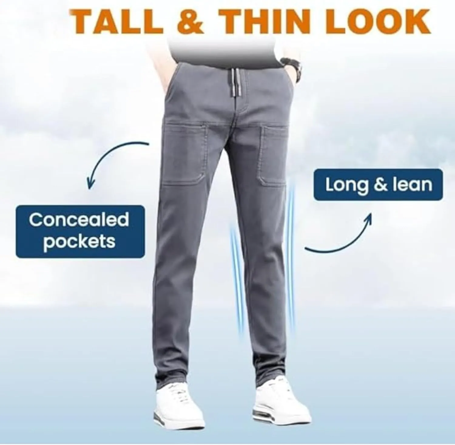 6 Pocket Cargo Pants Men, Pants,Mencomfy Cargo Pants,Men's Casual Medium & Long Multi-Pockets Pants