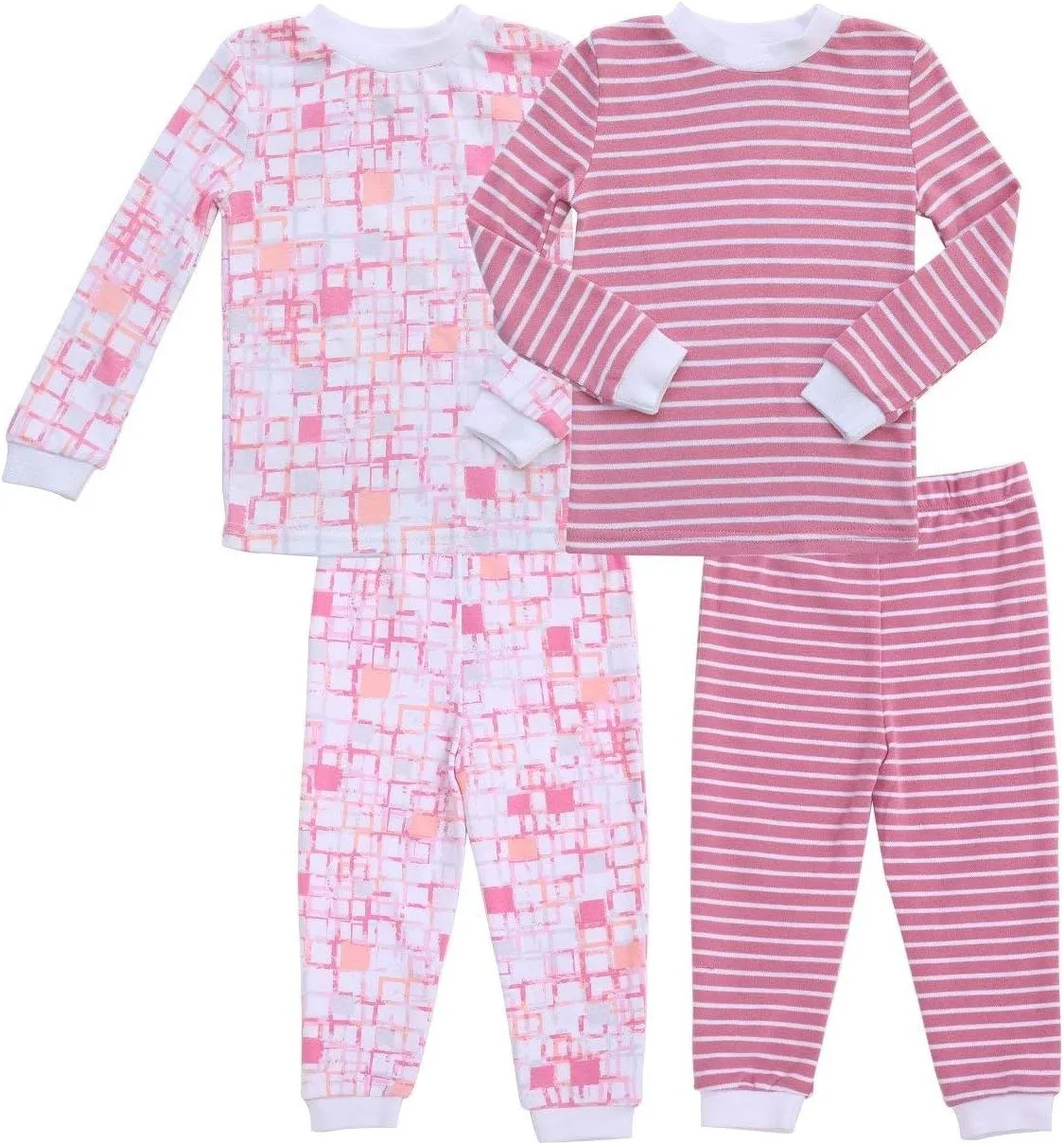 Asher and Olivia Pajamas Girl Pjs Toddler Set Clothes Sleepwear