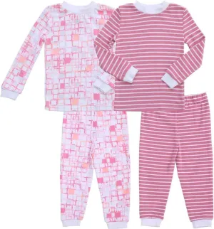 Asher and Olivia Pajamas Girl Pjs Toddler Set Clothes Sleepwear