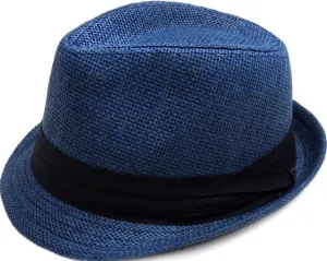 AshopZ Unisex Summer Outdoors Short Brim Straw Fedora Hat