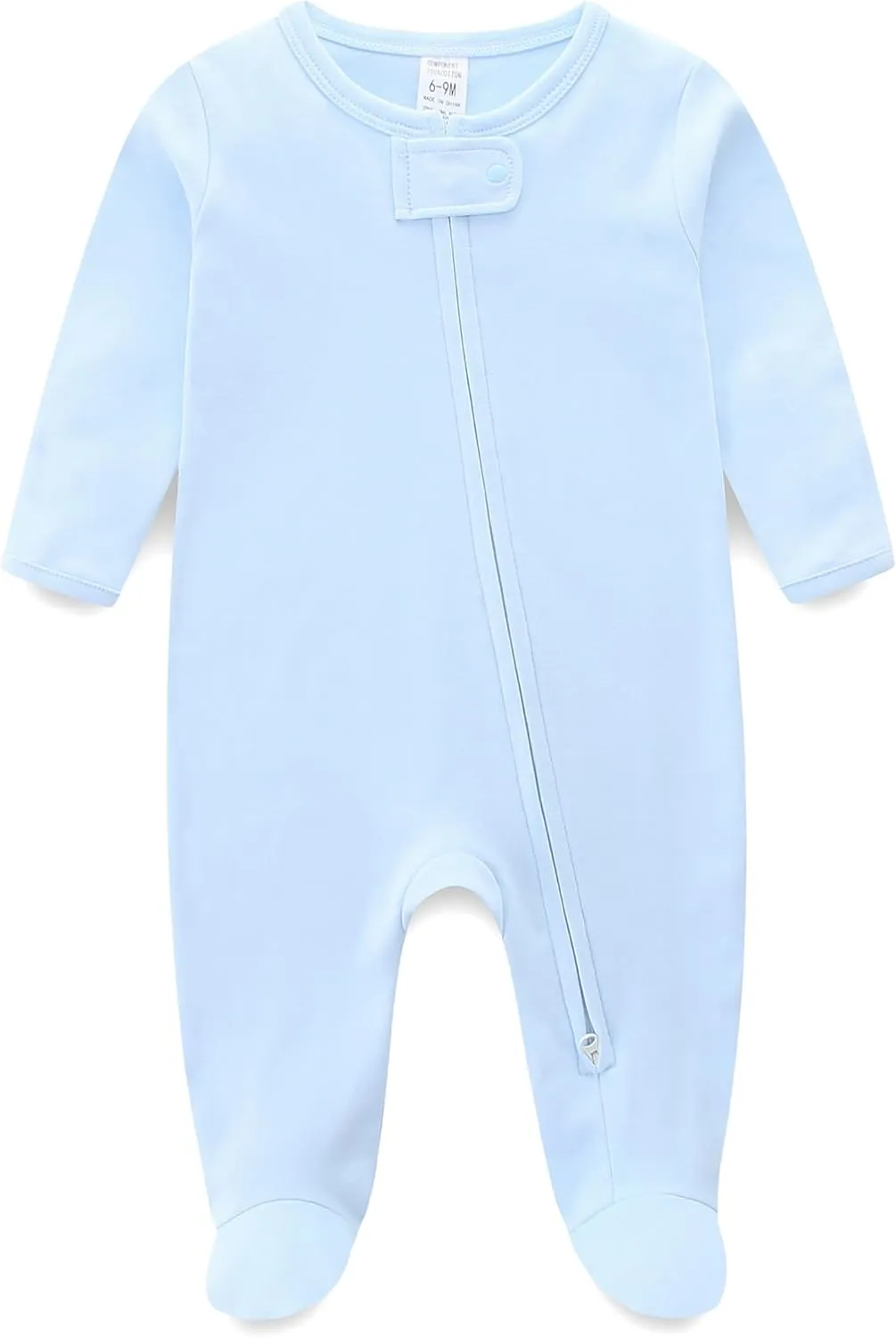 Baby Footie Double Zipper Infant Cotton Clothes Sleeper Baby Pajamas Sleepwear