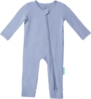 Baby Long Sleeve Romper Jumpsuit, Premium Soft Rayon One Piece Pajamas Boy Girl 2-Way Zipper Coverall Sleeper