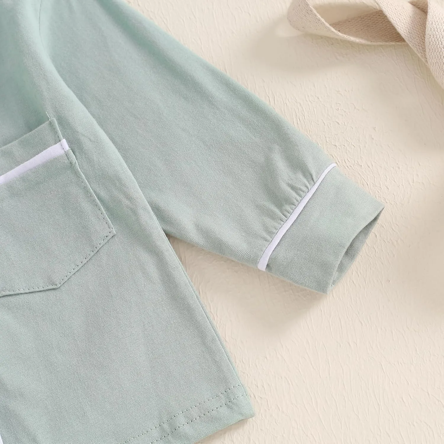 Balaflyie Baby Button Down Pajamas Set Shirt and Pants Toddler Cotton Pjs Long Sleeve Sleepwear