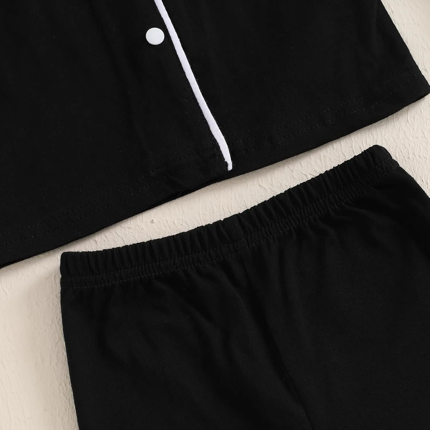 Balaflyie Baby Button Down Pajamas Set Shirt and Pants Toddler Cotton Pjs Long Sleeve Sleepwear