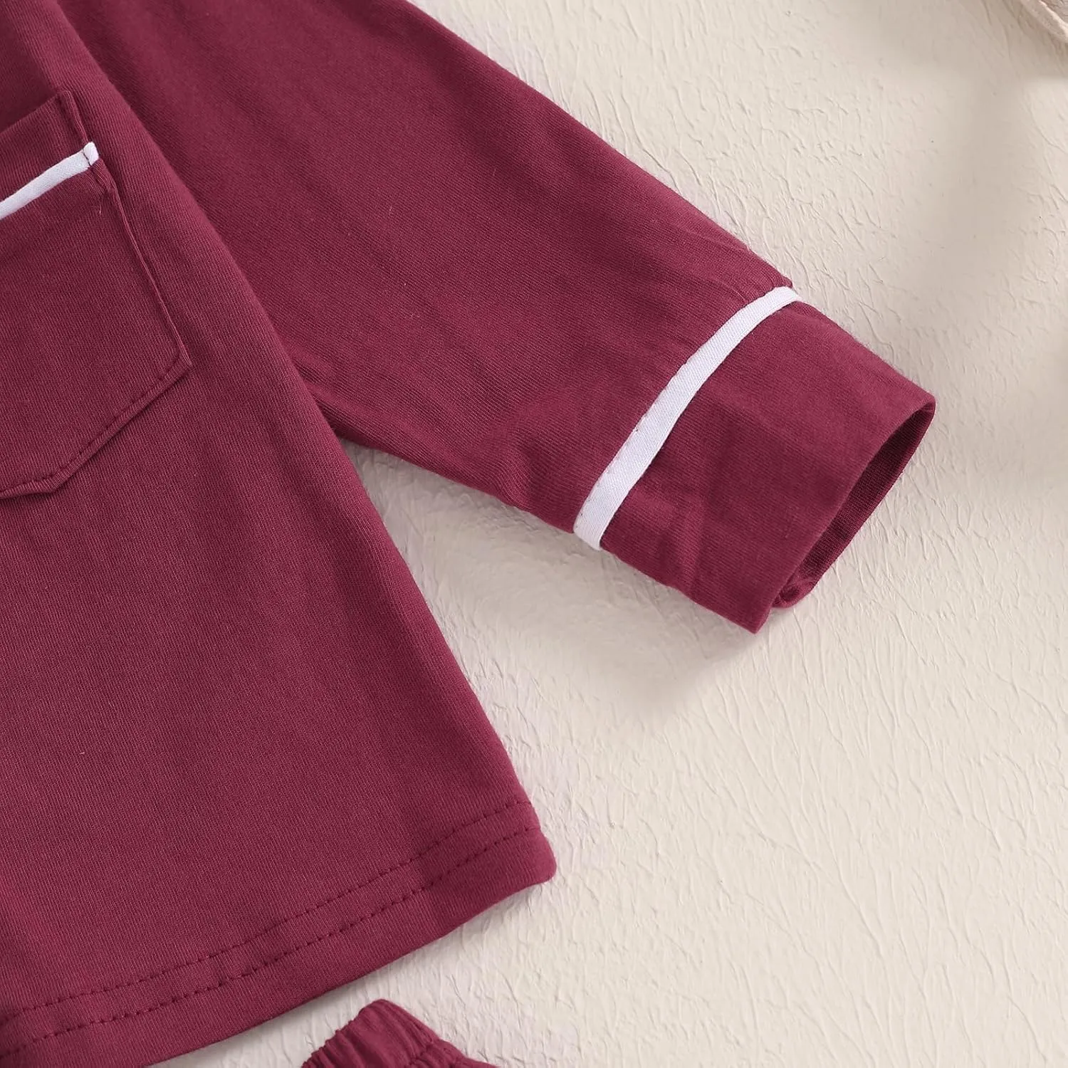 Balaflyie Baby Button Down Pajamas Set Shirt and Pants Toddler Cotton Pjs Long Sleeve Sleepwear