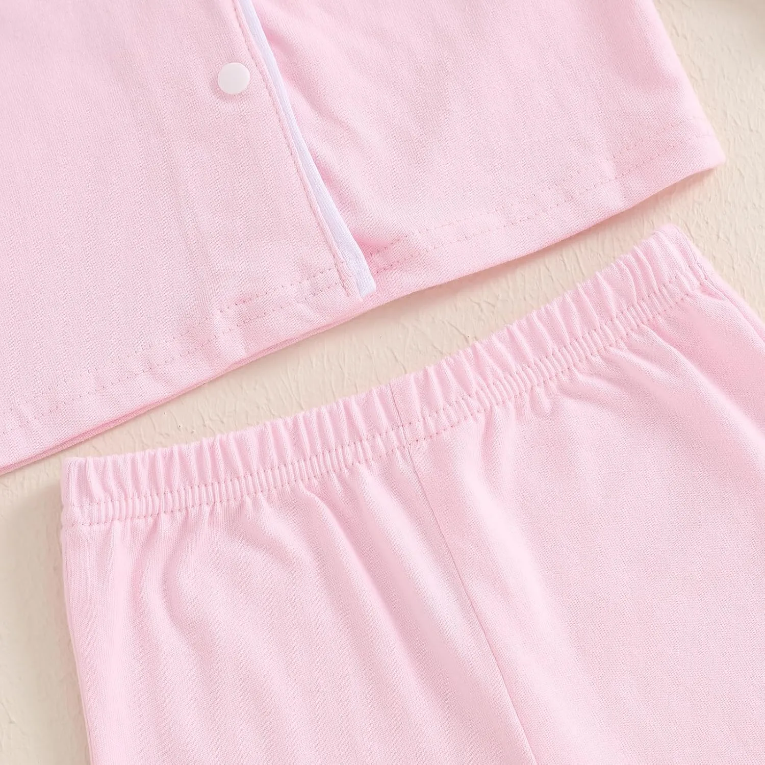Balaflyie Baby Button Down Pajamas Set Shirt and Pants Toddler Cotton Pjs Long Sleeve Sleepwear