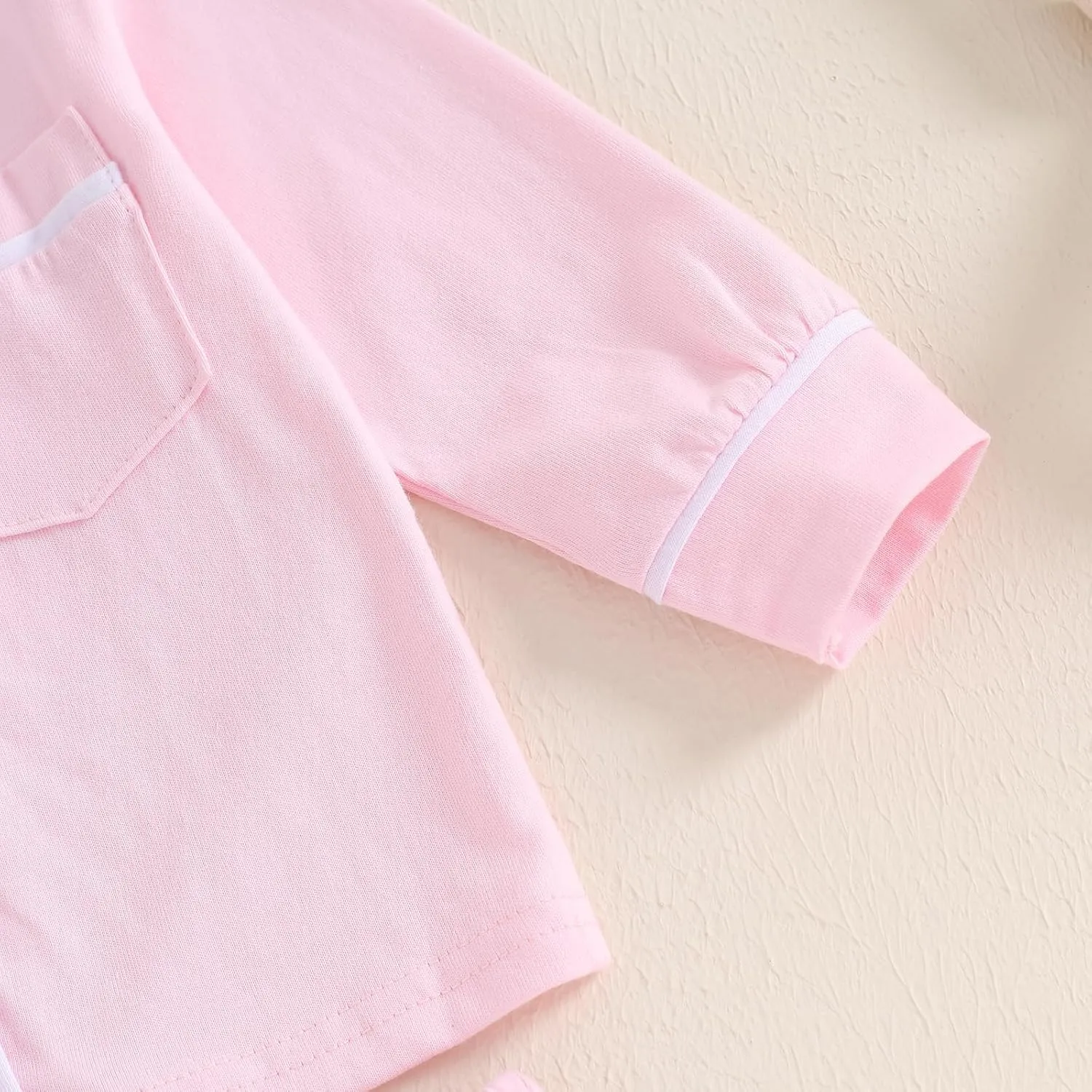 Balaflyie Baby Button Down Pajamas Set Shirt and Pants Toddler Cotton Pjs Long Sleeve Sleepwear