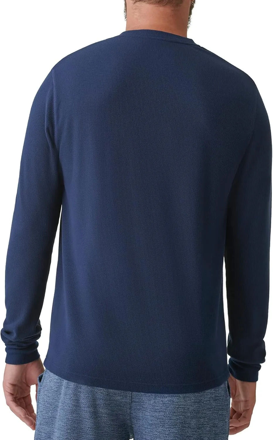 BASS OUTDOOR Men's Henley Long Sleeve Tee