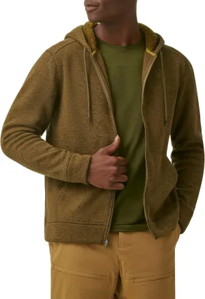 BASS OUTDOOR Men's Sherpa Lined Hood Zip-up Jacket