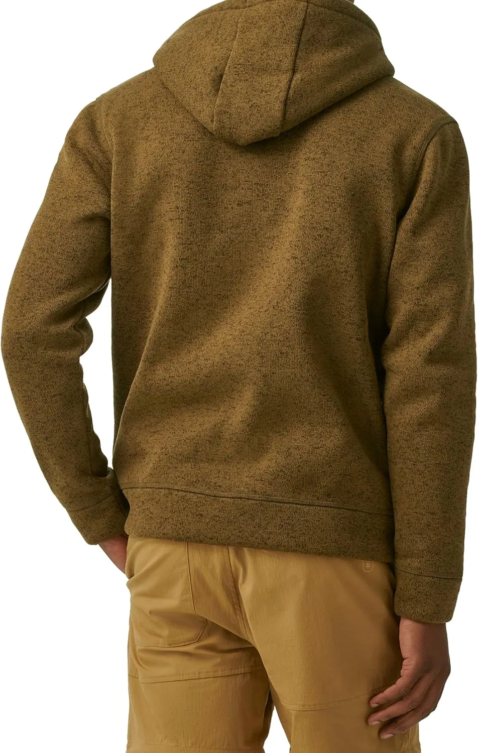 BASS OUTDOOR Men's Sherpa Lined Hood Zip-up Jacket