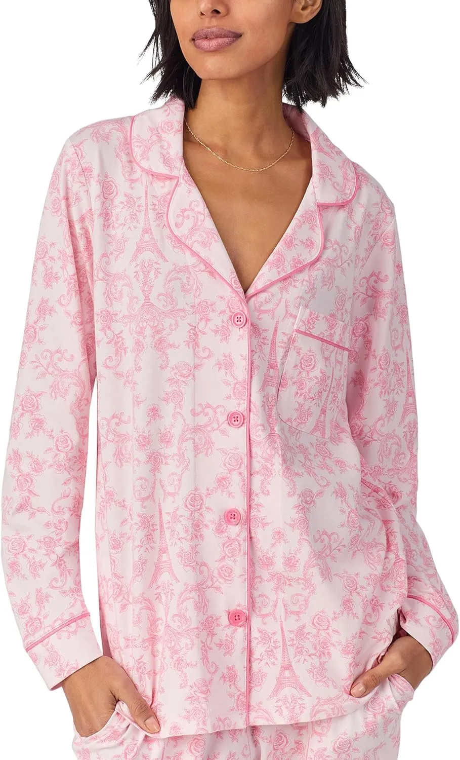 BedHead Pajamas Women's Organic Cotton Long Sleeve Pajama Set