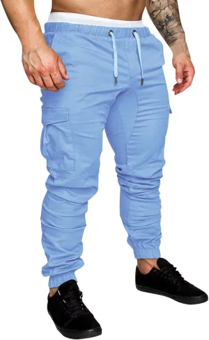 Big and Tall Cargo Pants for Men Sweatpants for Men Leg Workout Sweatpants Slim Fit Trousers Mens Sweatpants Athletic