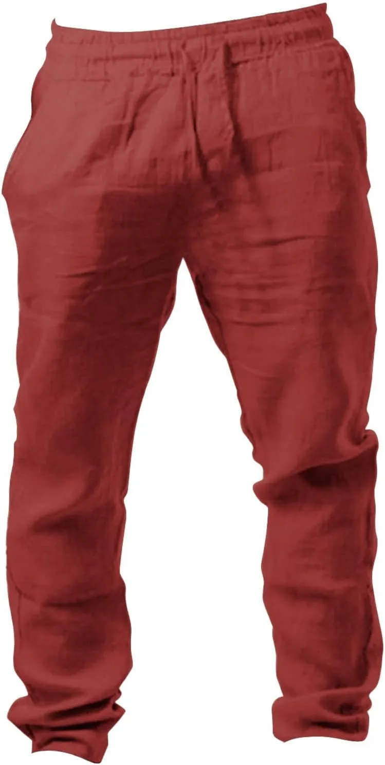 Big and Tall Cargo Pants for Men Sweatpants for Men Sweatpants with Pockets Men's Heavyweight Fleece Cargo Sweatpants
