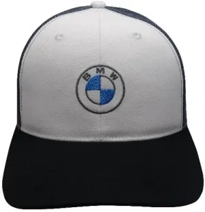 BMW Trucker Hat (White/Black)