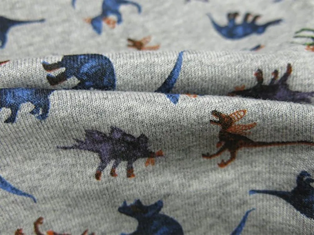 Boys Dinosaur 2 Piece Pajama Cotton Toddler Kids Sleepwear Long Sleeve Pjs