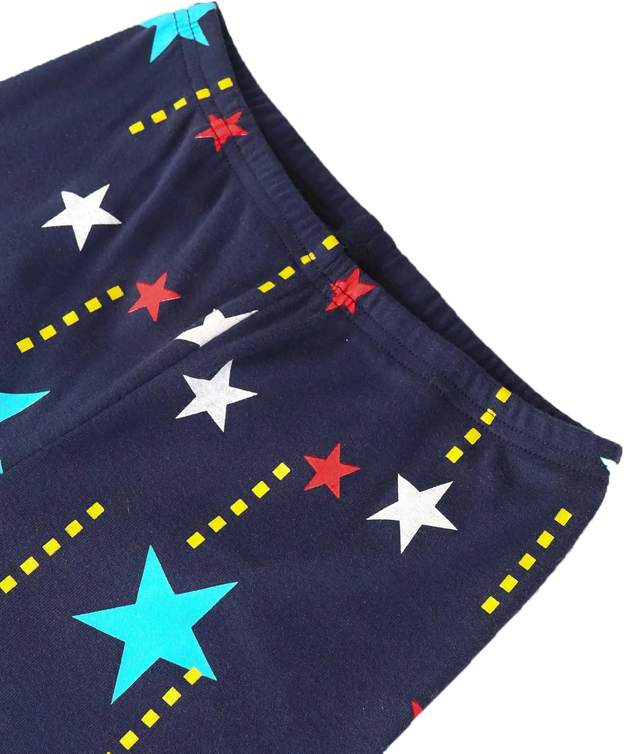 Boys Pajama Set, 4-Piece Cotton Pajamas Short Summer PJs Kids Sleepwear