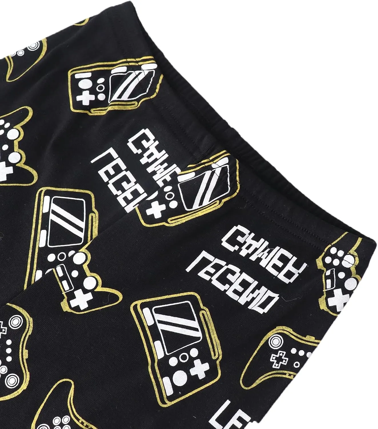 Boys Pajama Set, 4-Piece Cotton Pajamas Short Summer PJs Kids Sleepwear