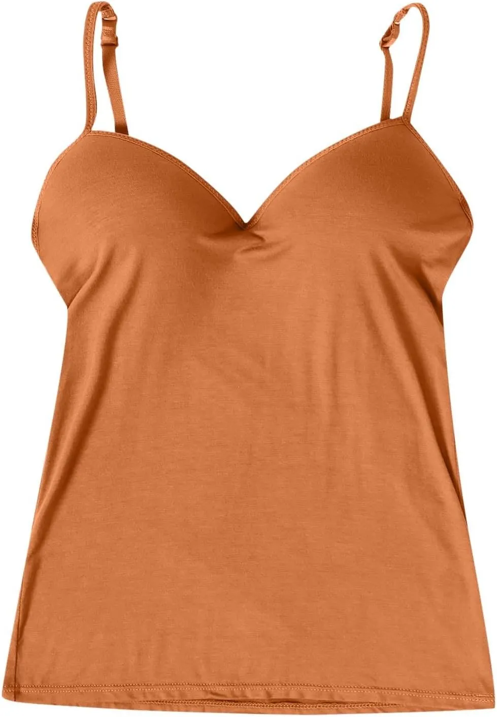 Camisole Tops for Women Wtih Shelf Bra Adjustable Strap Workout Yoga Shirt Summer Tank Top Layer Padded Bra