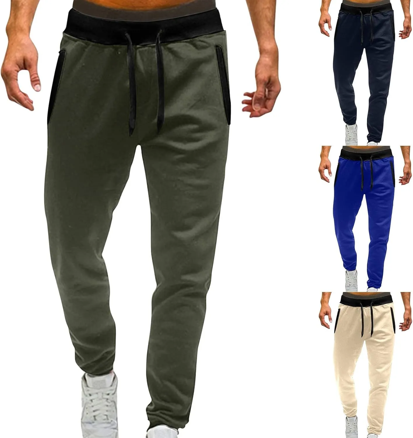 Cargo Pants for Men Big and Tall Cargo Pants Casual Lightweight Work Pants Tactical Wild Army Combat Ripstop Trousers