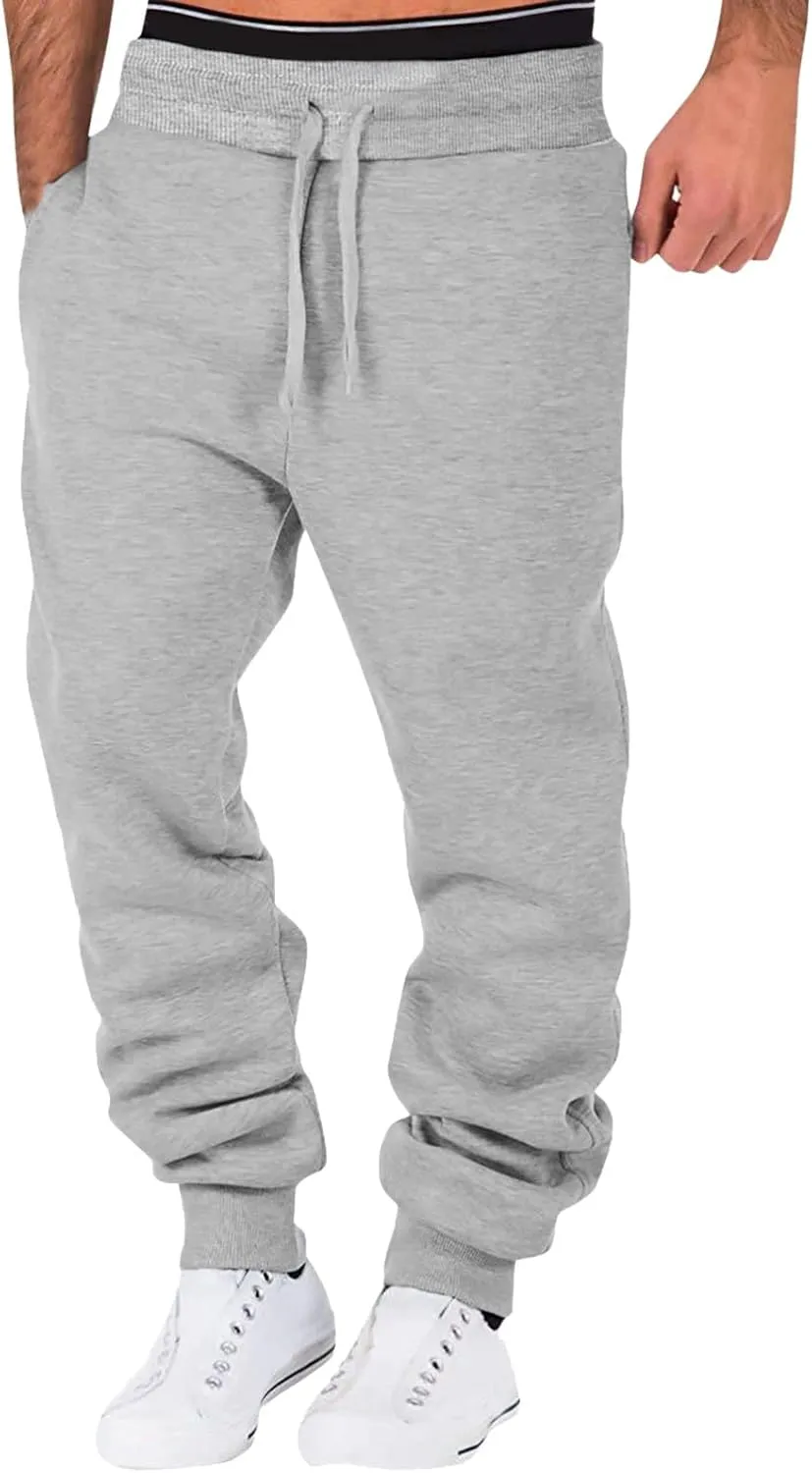 Cargo Pants for Men Joggers Work Pants Mens Athletic Pants Casual Sports Pants Mens Workout Pants Men's Elastic Waist