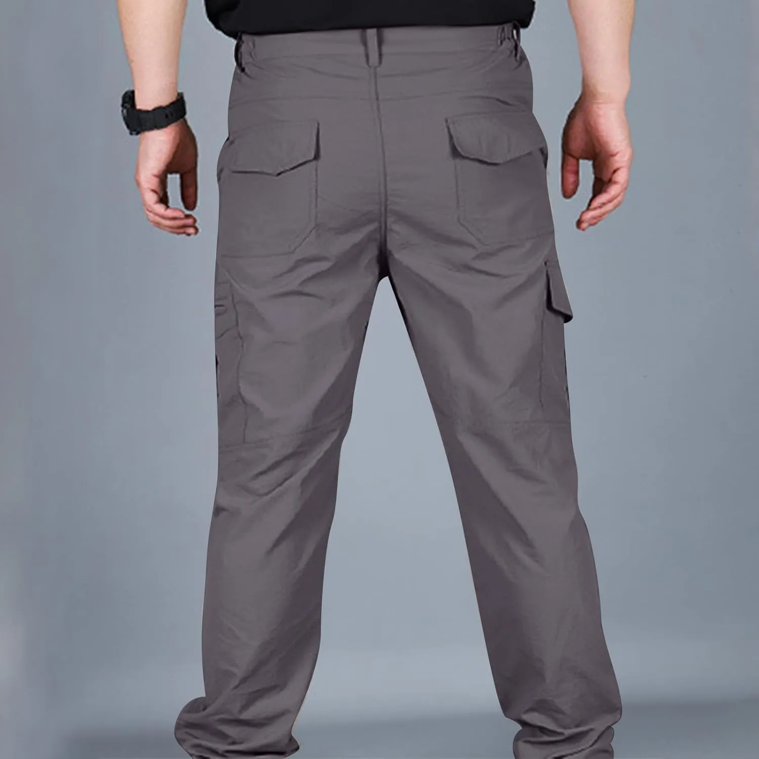 Cargo Pants for Men Lightweight Stretch Hiking Pants Military Cargo Work Pants Ripstop Tactical Waterproof Pants