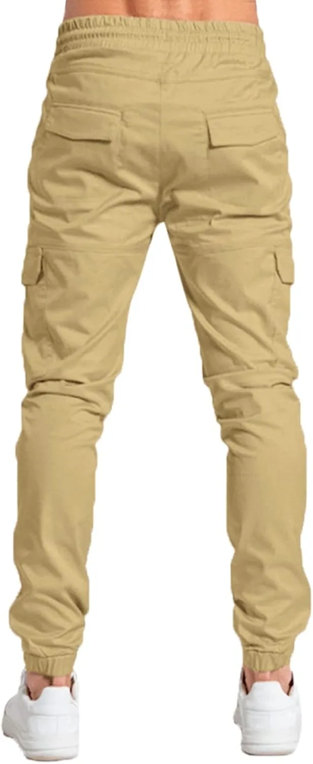 Cargo Pants for Men Relaxed Fit Bottom Casual Baggy Athletic Running Training Jogger Pants Men's Cargo Trousers Work