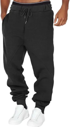 Cargo Pants for Men Relaxed Fit Mens Cargo Pants Drawstring Sports Trousers Joggers for Men Sports Active Sweatpants