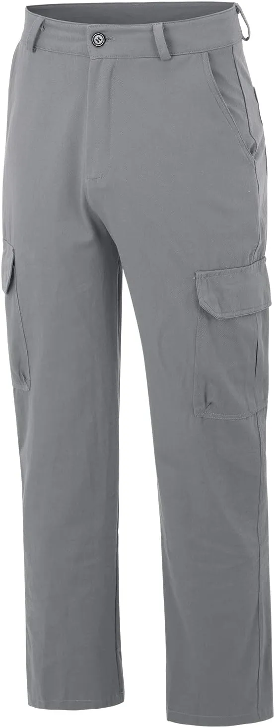 Cargo Pants for Men Relaxed Fit Mens Cargo Pants Tapered Gym Running Workout Pants Letter Print Fleece Casual Joggers