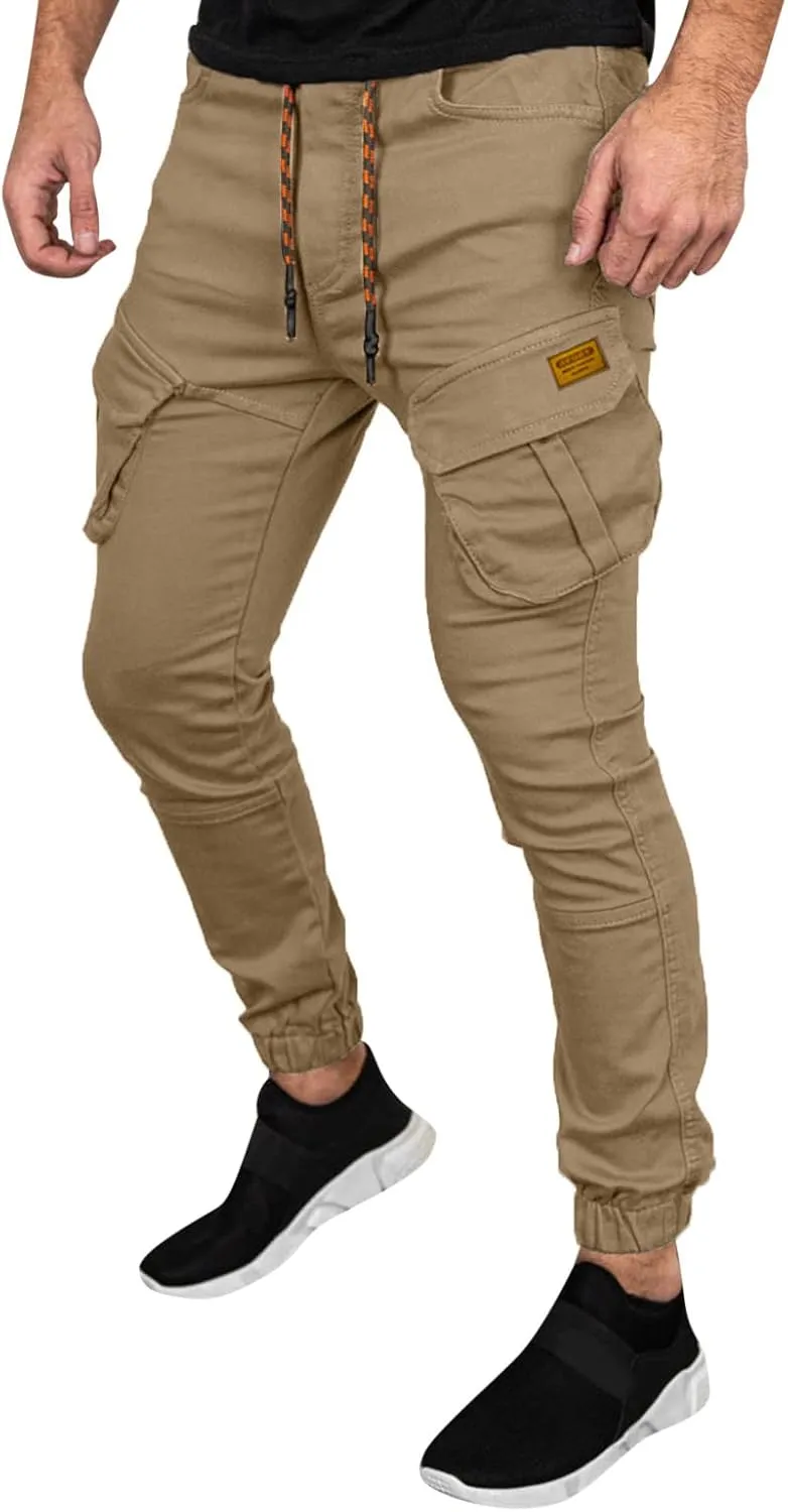 Cargo Pants for Men Relaxed Fit Multi Pockets Outdoor Sports Trousers Mens Casual Joggers Pants Big and Tall Athletic