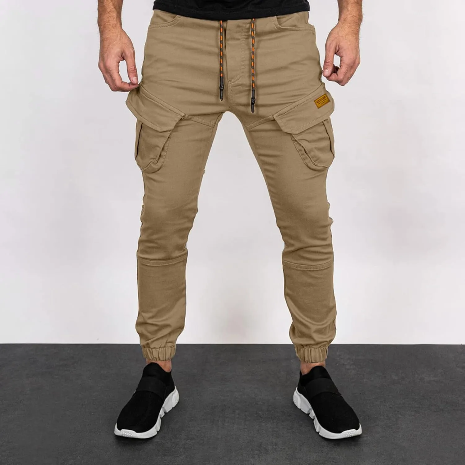 Cargo Pants for Men Relaxed Fit Multi Pockets Outdoor Sports Trousers Mens Casual Joggers Pants Big and Tall Athletic