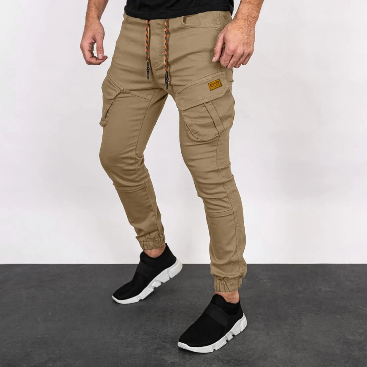 Cargo Pants for Men Relaxed Fit Multi Pockets Outdoor Sports Trousers Mens Casual Joggers Pants Big and Tall Athletic