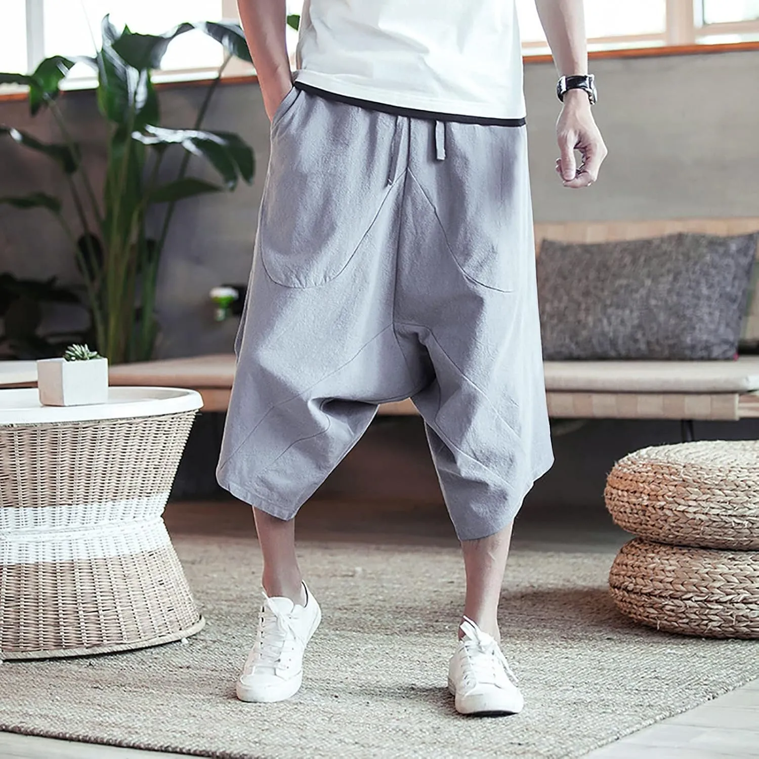 Cargo Pants for Men Relaxed Fit Pants Casual Mens Fashion Cargo Pants Casual Cotton Tapered Stretch Twill Drawstring