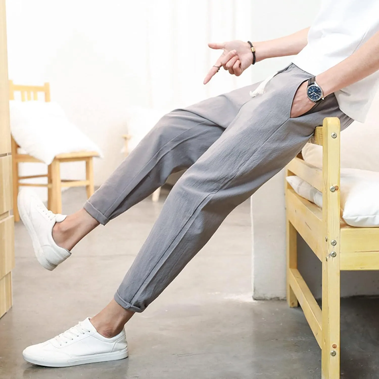Cargo Pants for Men Relaxed Fit Pants for Men Skinny Mens Dress Pants Stretch Slim Fit Business Casual Dress Pants