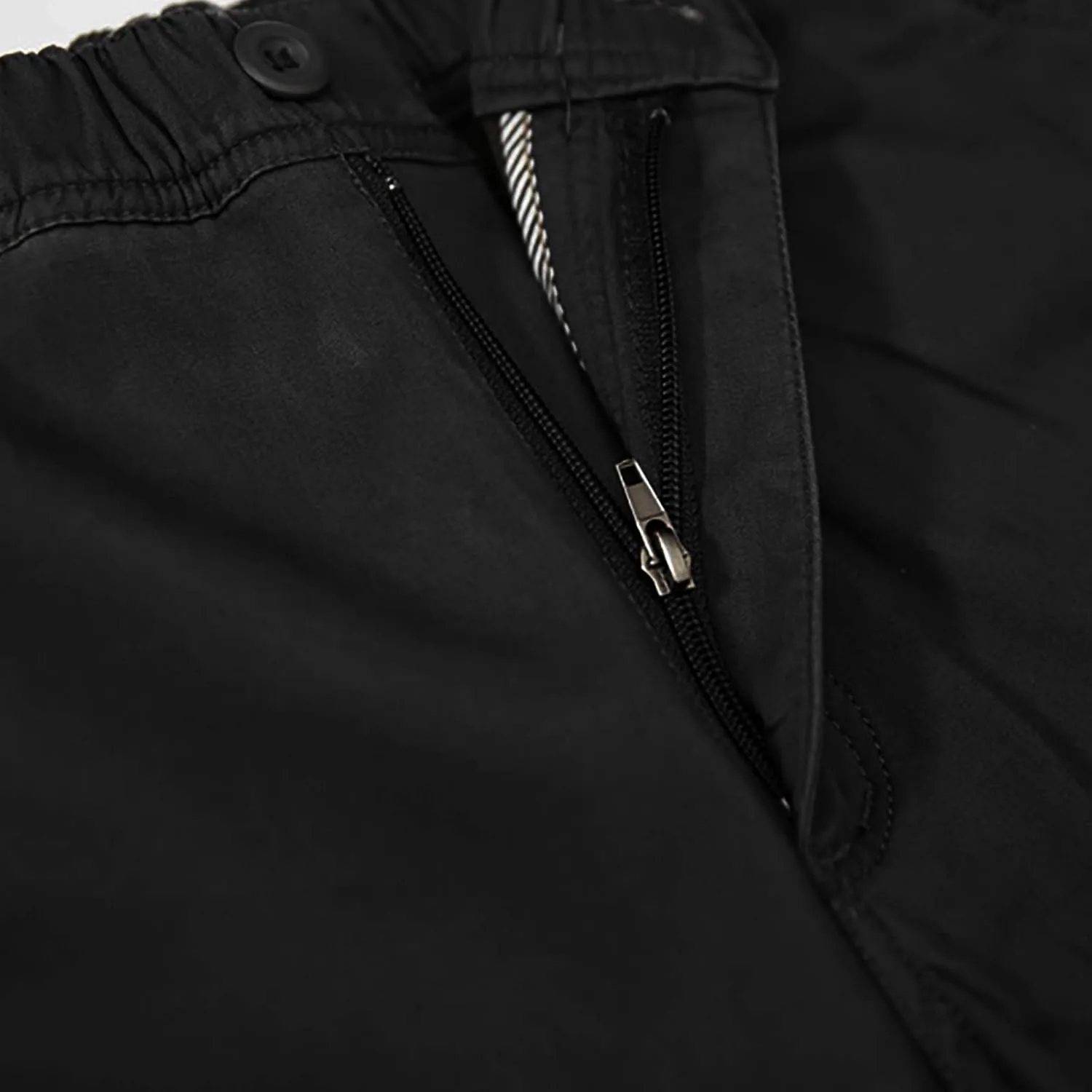 Cargo Pants for Men Relaxed Fit Pants Mens Cargo Sweatpants Heavyweight Fleece Jogger Pants Drawstring Sports Workout