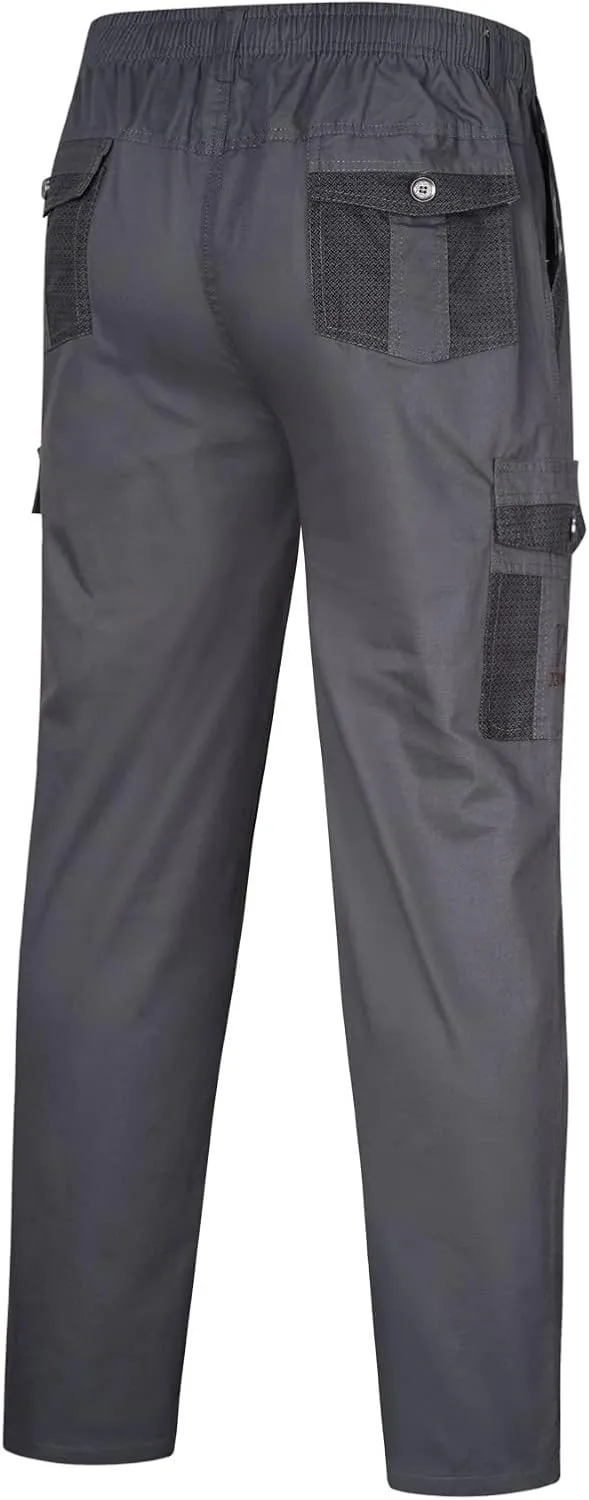 Cargo Pants for Men Relaxed Fit Pants Slim Fit Active Drawstring Bottom Sports Outdoor Recreation Athletic Sweatpants