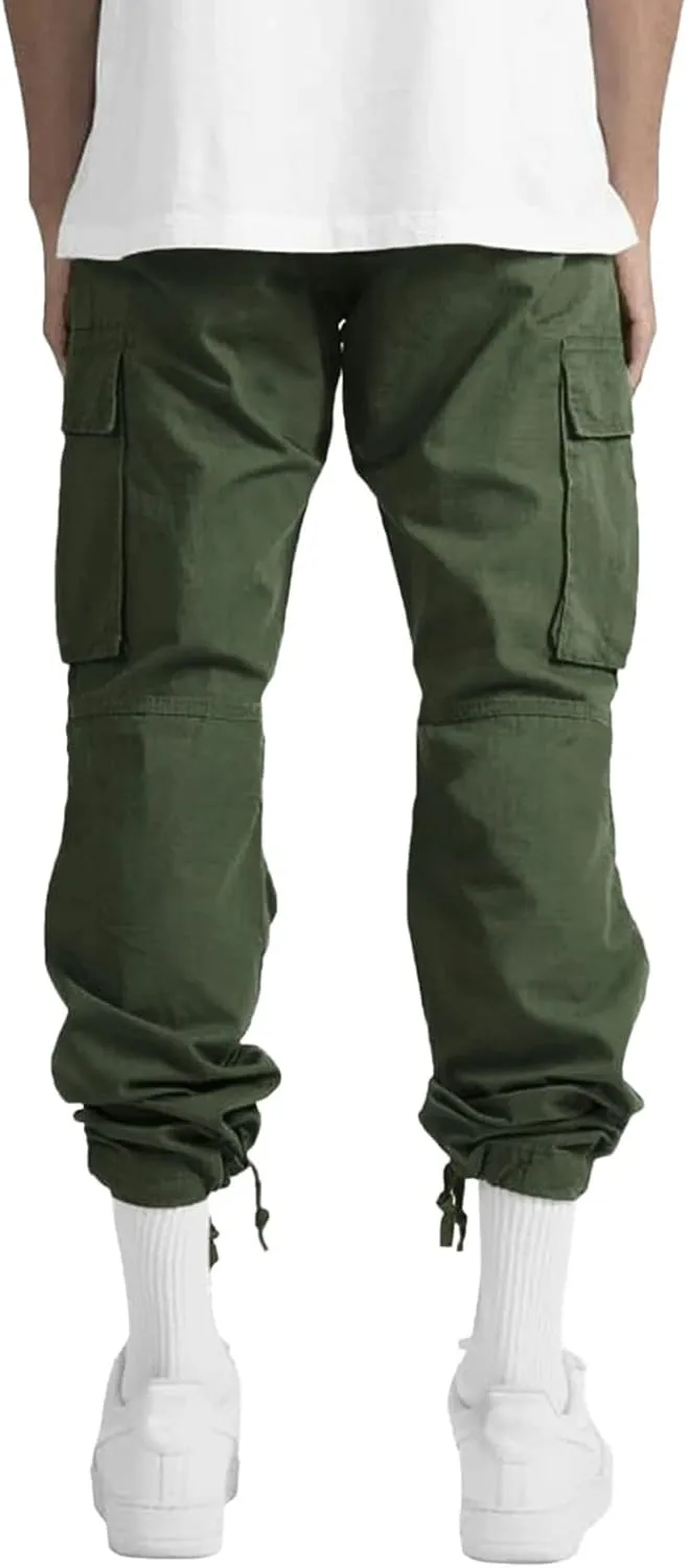 Cargo Pants for Men Relaxed Fit Slim Striped Workout Casual Tapered Sweatpants Men's Pants Casual Cargo Men's Jogger