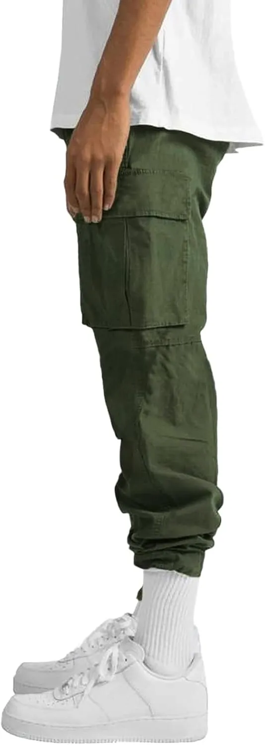 Cargo Pants for Men Relaxed Fit Slim Striped Workout Casual Tapered Sweatpants Men's Pants Casual Cargo Men's Jogger