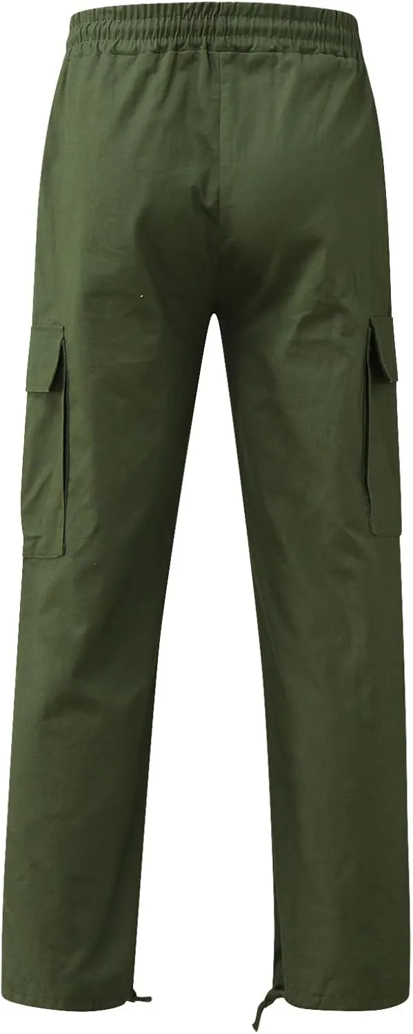 Cargo Pants for Men Relaxed Fit Slim Striped Workout Casual Tapered Sweatpants Men's Pants Casual Cargo Men's Jogger