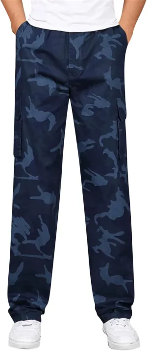 Cargo Pants for Men Relaxed Fit Tapered Sweatpant Casual Athletics Jogger Mens Casual Pants Mens Lounge Pants Fashion
