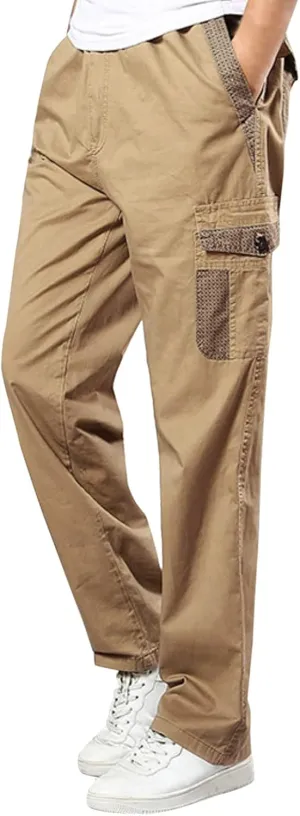 Cargo Sweatpants for Men Mens Lounge Pants for Men Pants Casual Rope Loose Heavyweight Fit Cargo for Men Loose Sports