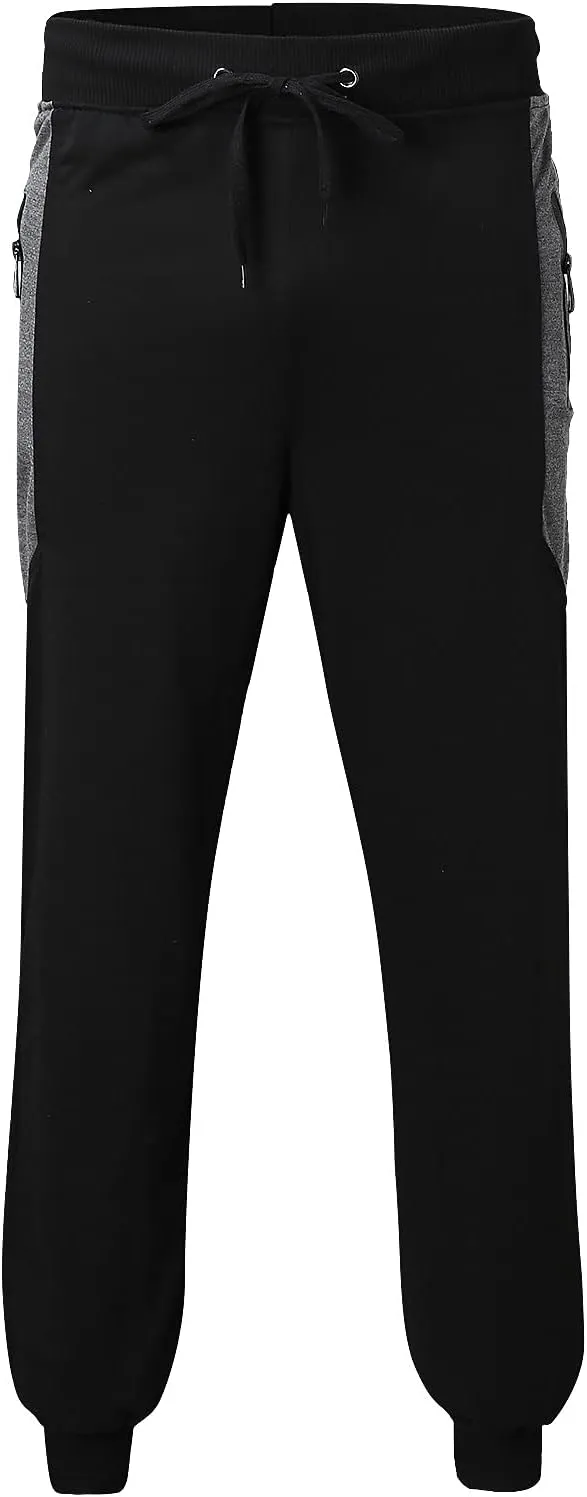 Cargo Sweatpants for Men Mens Lounge Pants Joggers Warm Fleece Heavyweight Gym Athletic Running Track 5 Pocket Winter