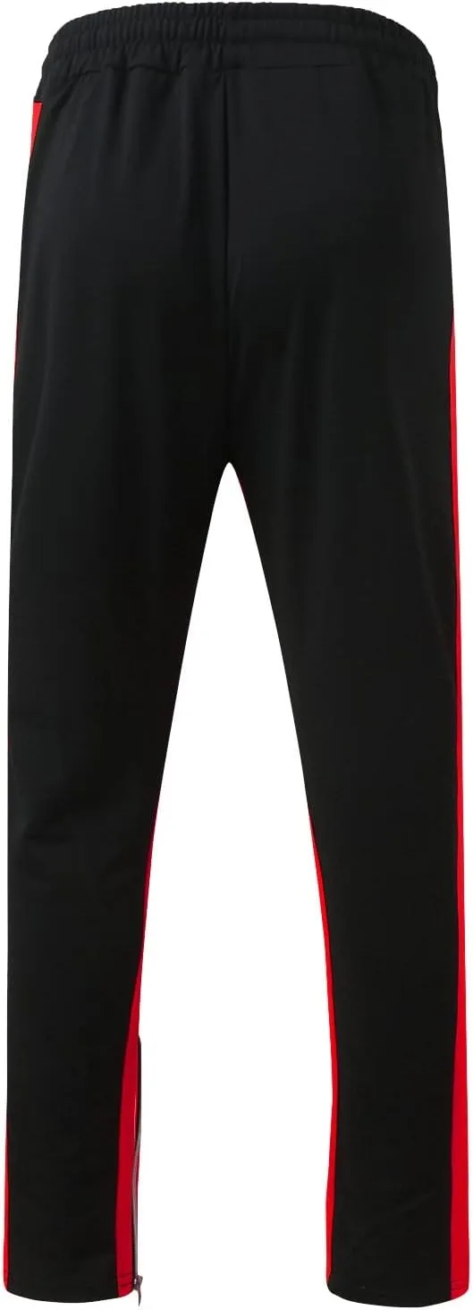 Cargo Trousers for Men Bottoms Mens Jogging Bottoms Slim Fit Sports Trousers with Zip Pockets Mens Cargo Sweatpants