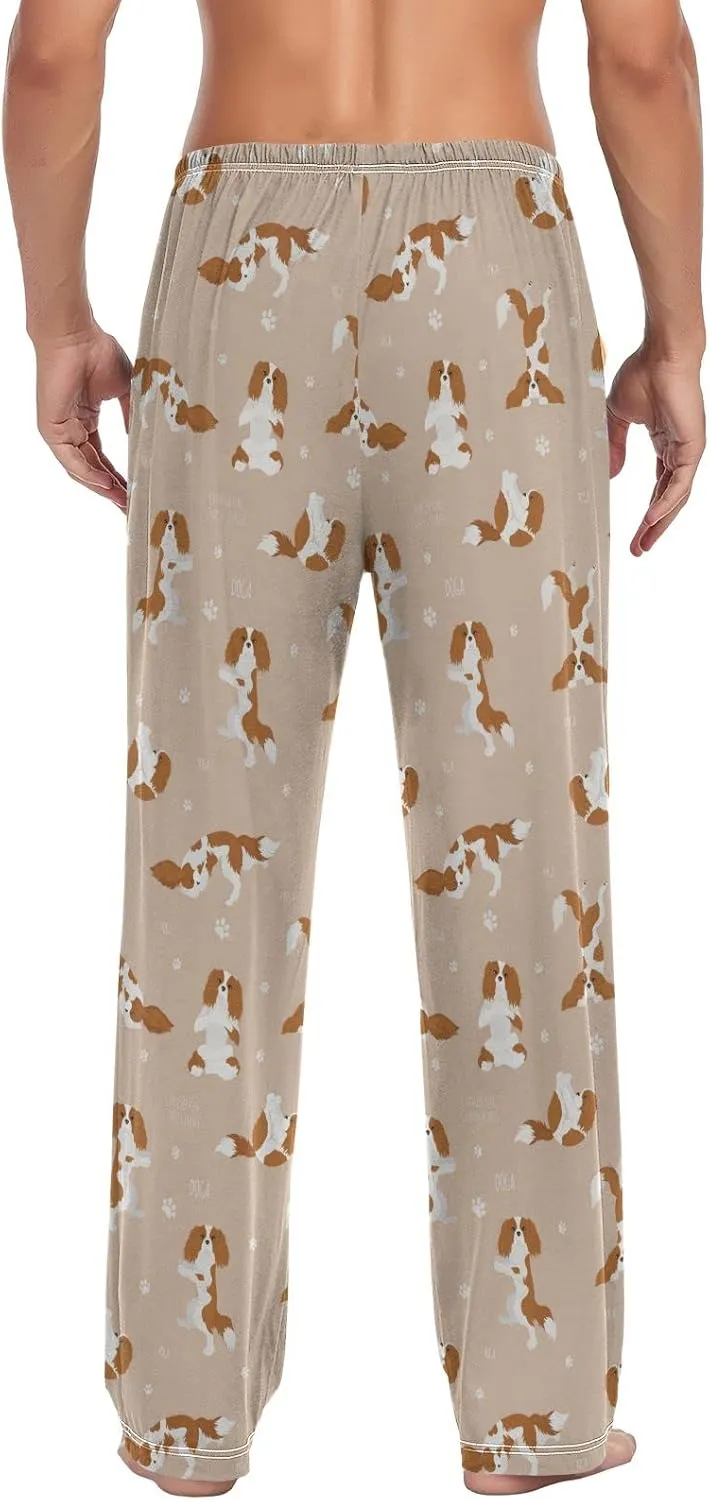 Cavalier King Charles Spaniel Men's Pajama Pants Sleepwear Lounge Pajama Bottoms