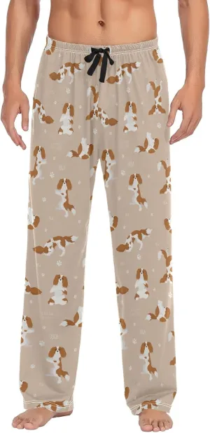 Cavalier King Charles Spaniel Men's Pajama Pants Sleepwear Lounge Pajama Bottoms