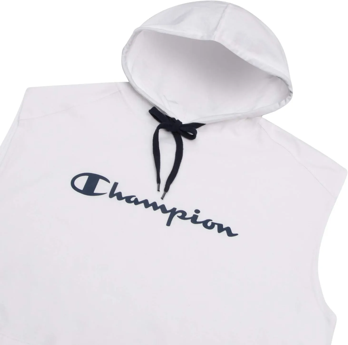 Champion Big and Tall Sleeveless Hoodies for Men  Mens Popover Workout Hoodies