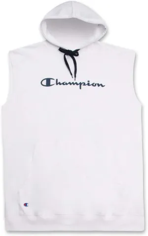 Champion Big and Tall Sleeveless Hoodies for Men  Mens Popover Workout Hoodies