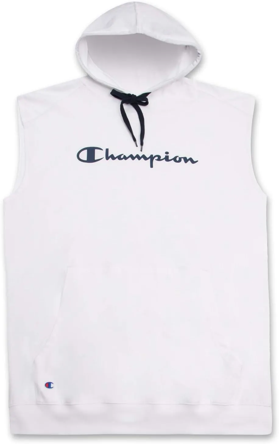 Champion Big and Tall Sleeveless Hoodies for Men  Mens Popover Workout Hoodies