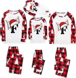 Christmas Pajamas for Family 2024 Holiday Christmas Pjs for Family Xmas Pajamas Matching Sets for Couples Sleepwear