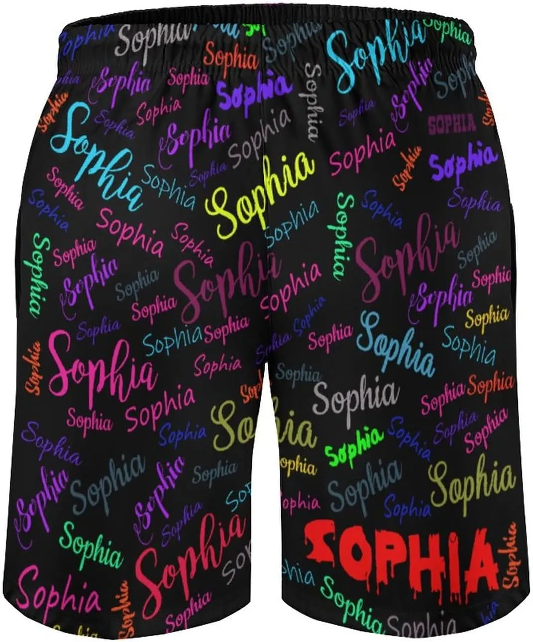 Custom Mens Swim Trunks with Faces Quick Dry Surf Board Shorts Personalized Photos Gifts