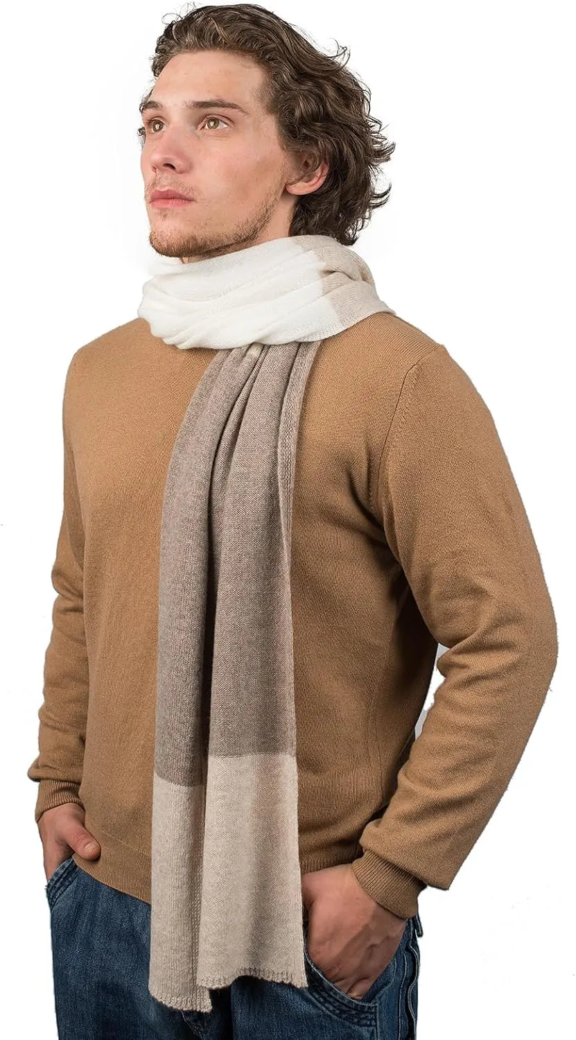 Dalle Piane Cashmere - 3 colors scarf 100% cashmere - Made in Italy - Man
